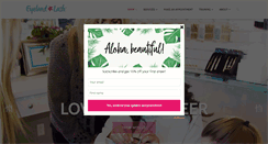 Desktop Screenshot of eyelandlash.com
